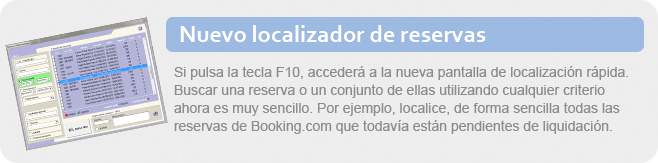 Nuevo localizador de reservas