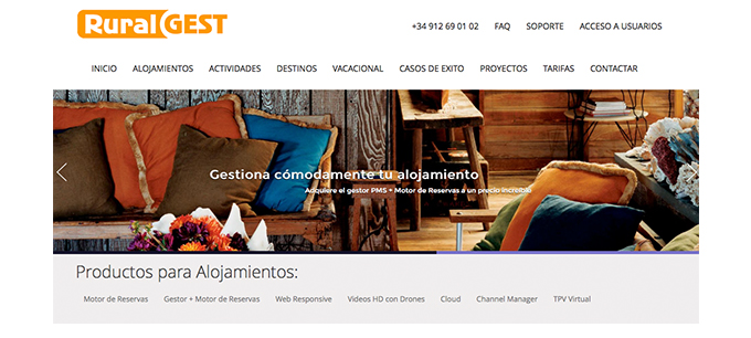 Nueva Web Ruralgest, portada