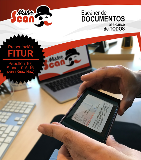 Escáner DNI-Pasaporte MisterScan Ruralgest